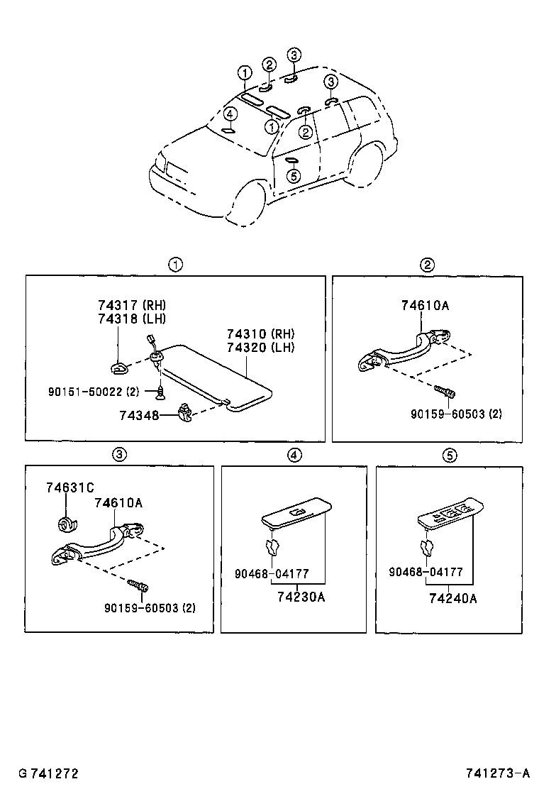  HIGHLANDER |  ARMREST VISOR