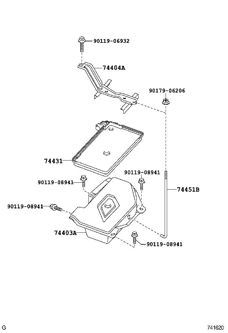  RX400H |  BATTERY CARRIER