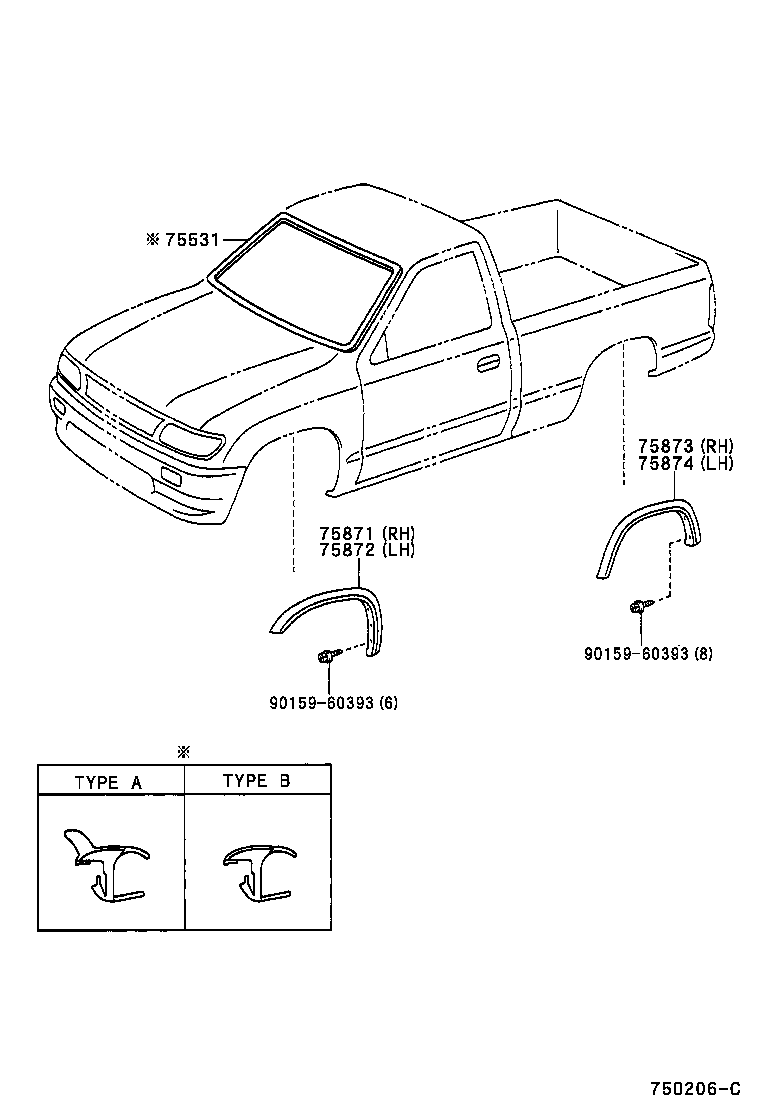  TACOMA |  MOULDING