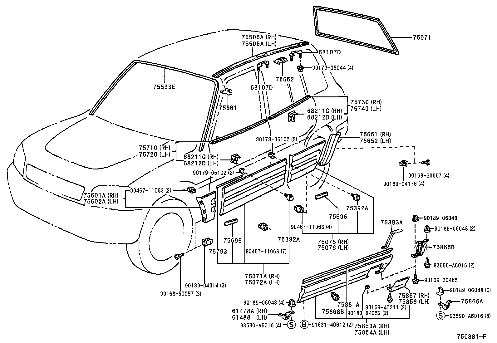  RAV4 EV |  MOULDING