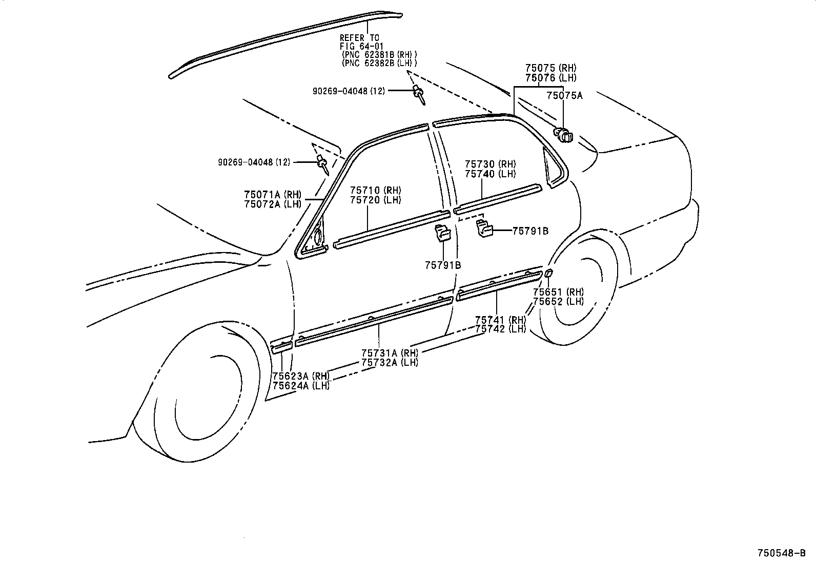  CAMRY JPP |  SIDE MOULDING