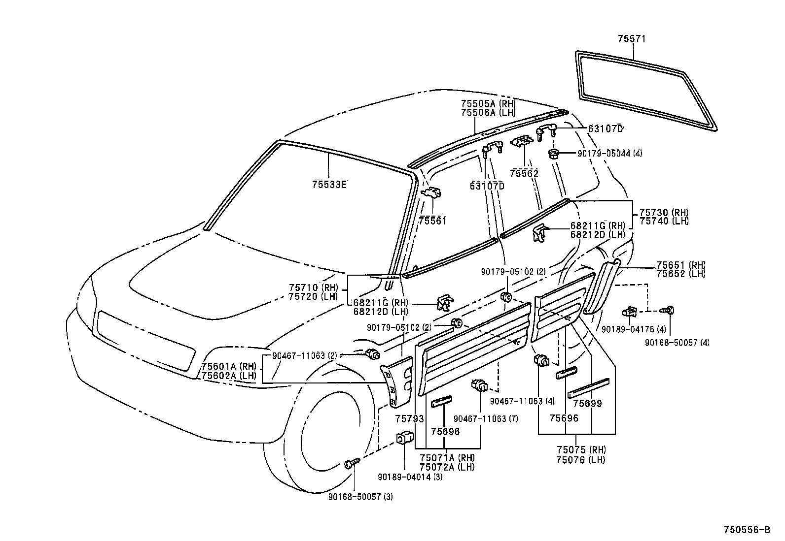  RAV4 |  MOULDING