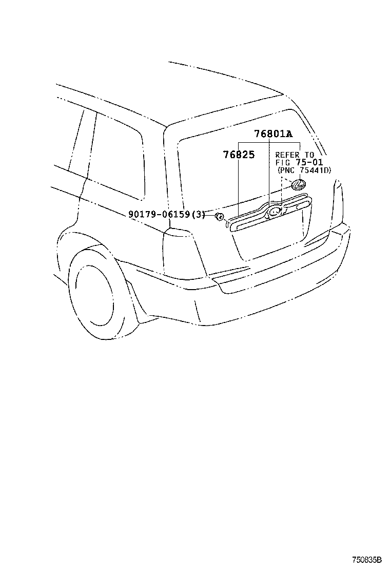  HIGHLANDER |  REAR MOULDING