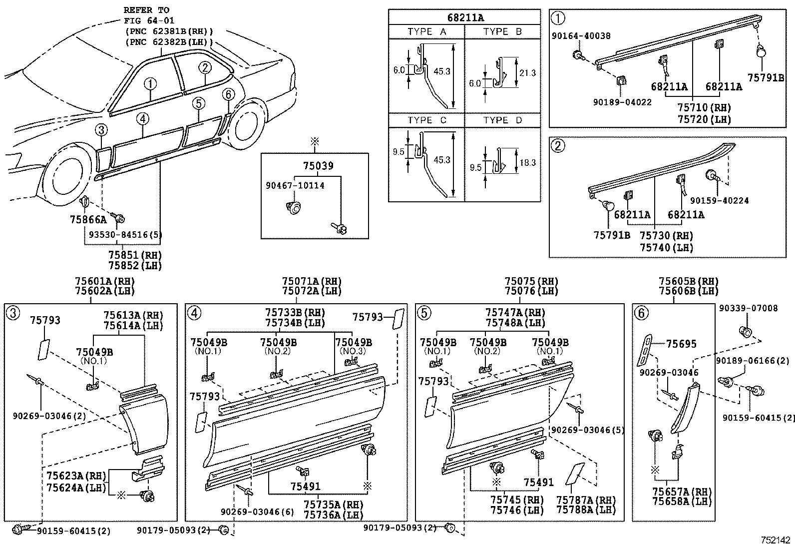  ES300 |  SIDE MOULDING