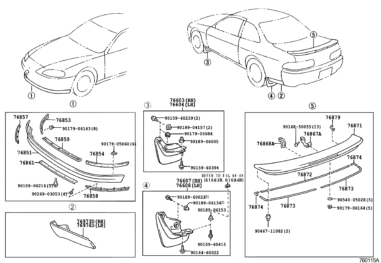  SC300 400 |  MUDGUARD SPOILER