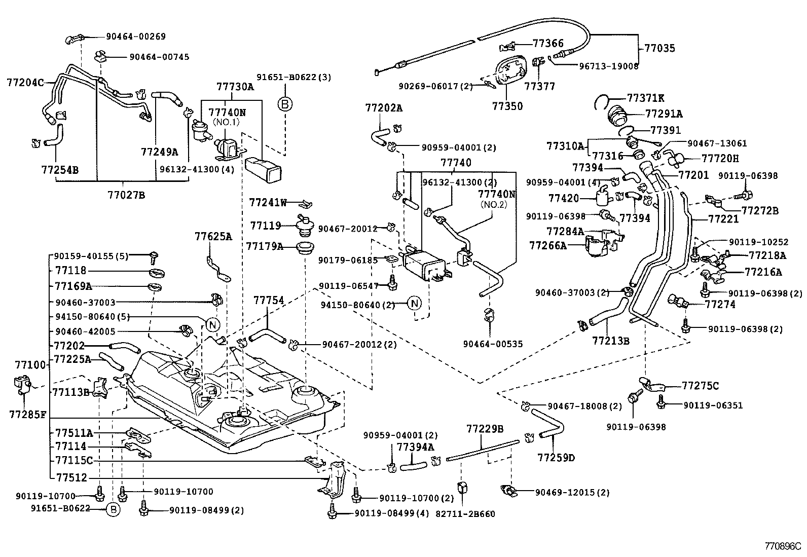  PRIUS |  FUEL TANK TUBE
