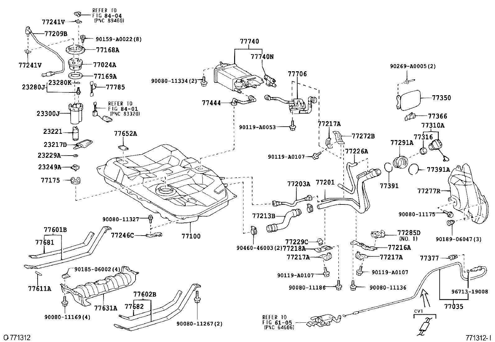  SOLARA |  FUEL TANK TUBE