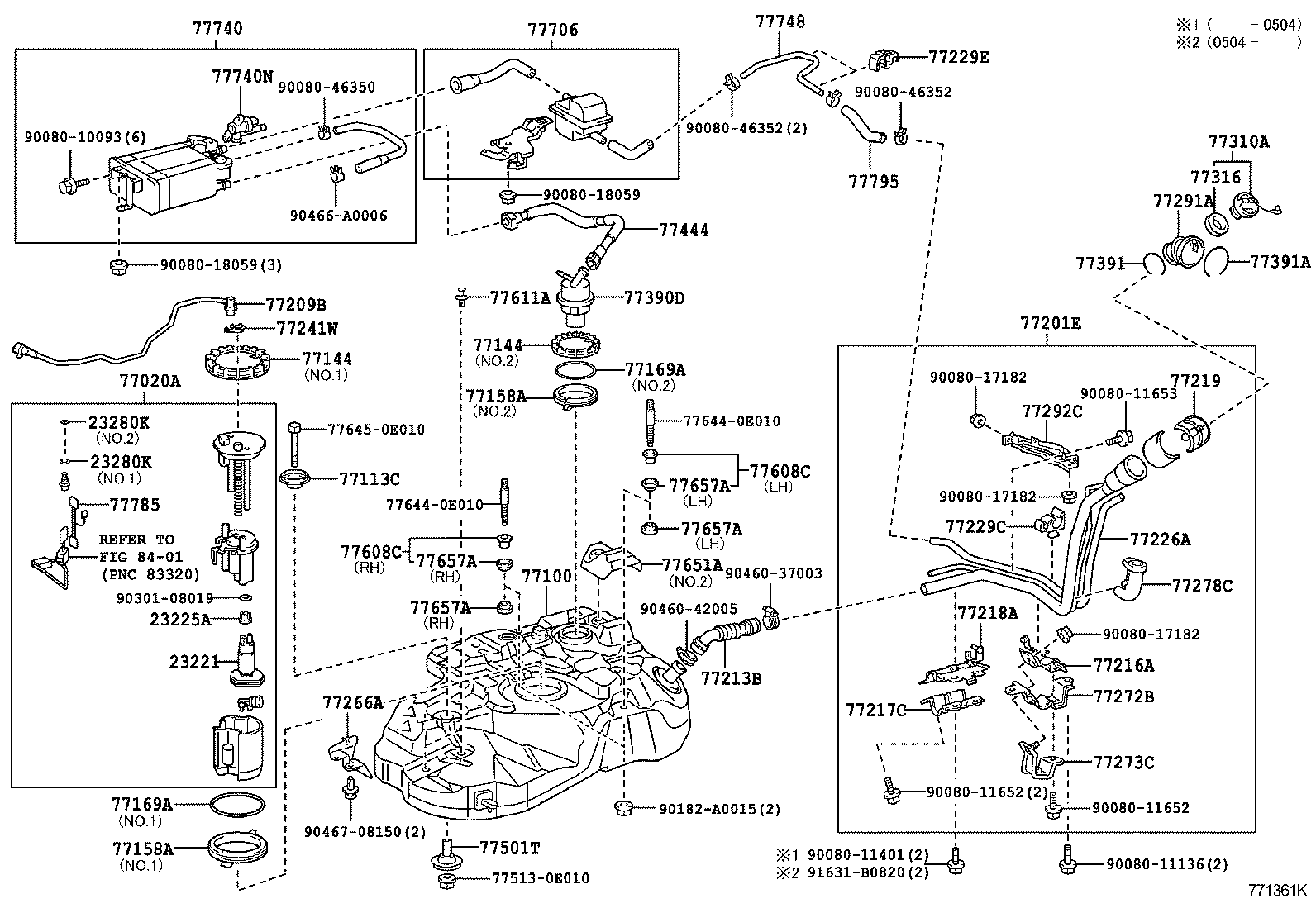  RX330 350 NAP |  FUEL TANK TUBE
