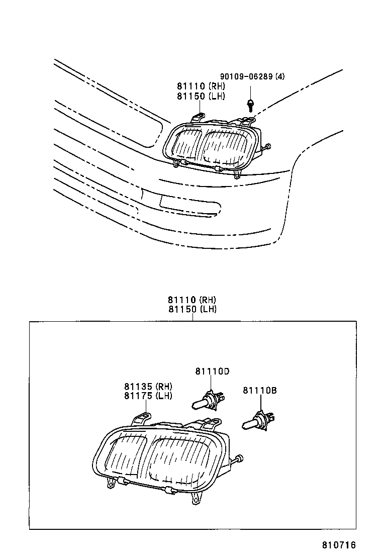  RAV4 EV |  HEADLAMP