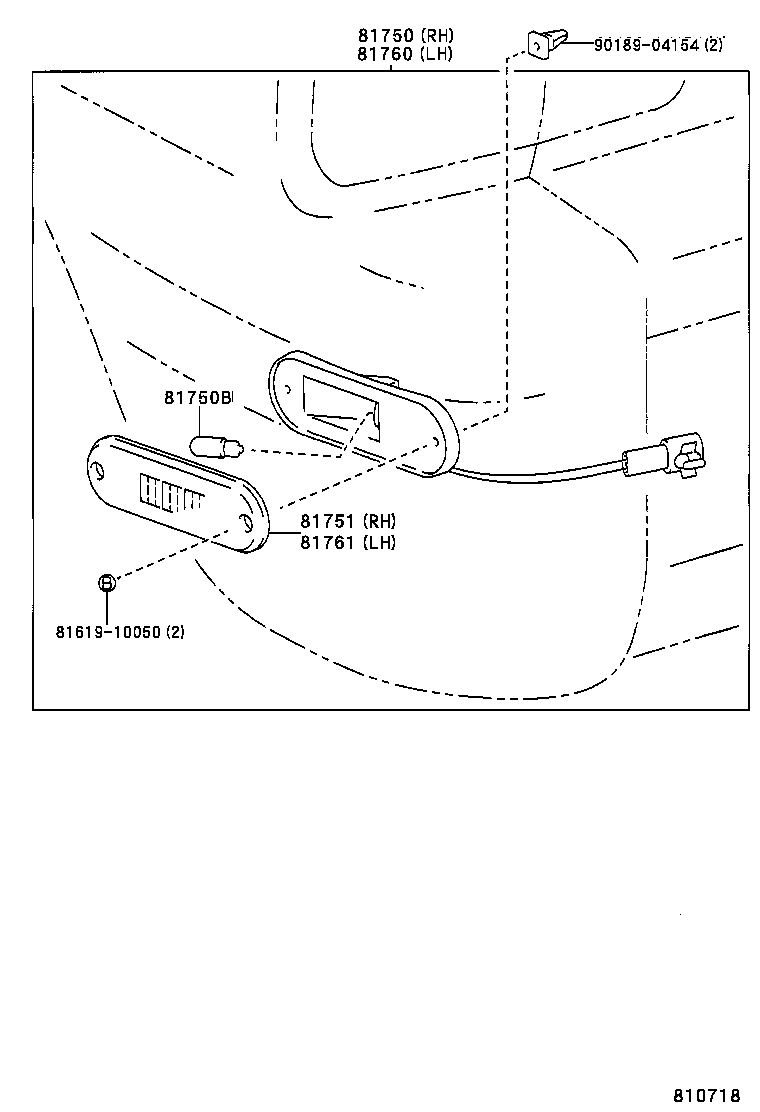  RAV4 EV |  REAR SIDE MARKER LAMP