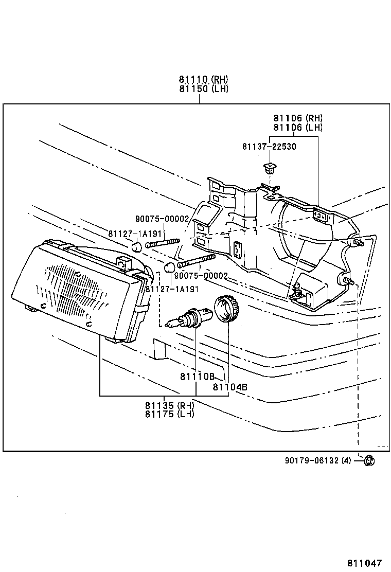  TERCEL |  HEADLAMP