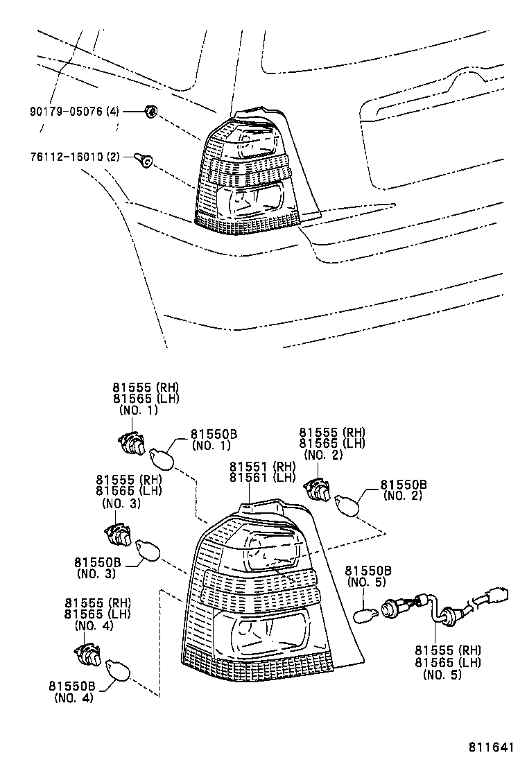  HIGHLANDER |  REAR COMBINATION LAMP