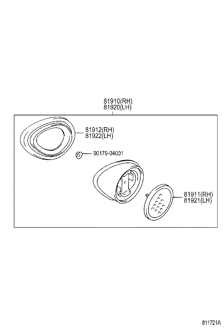  HILUX 2WD |  REFLEX REFLECTOR