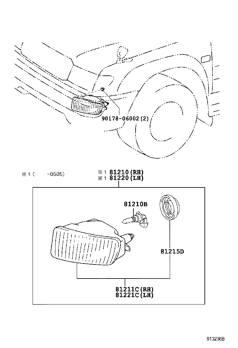  LAND CRUISER 100 |  FOG LAMP