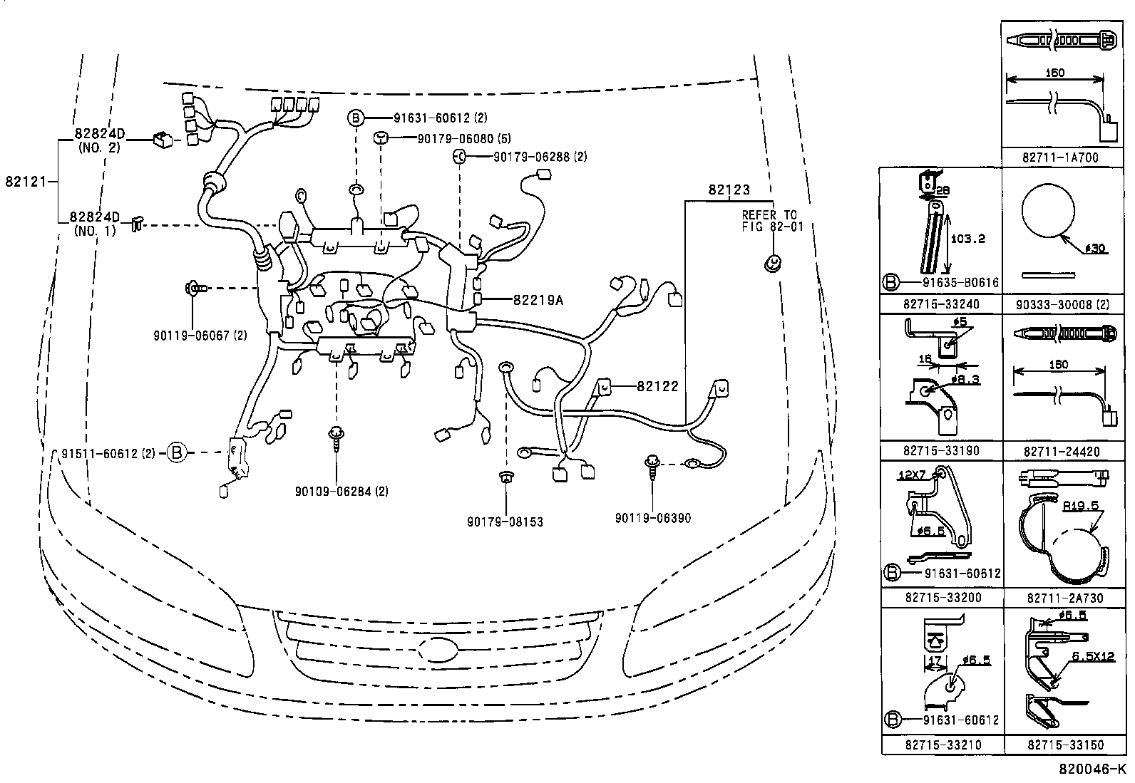  CAMRY JPP |  WIRING CLAMP