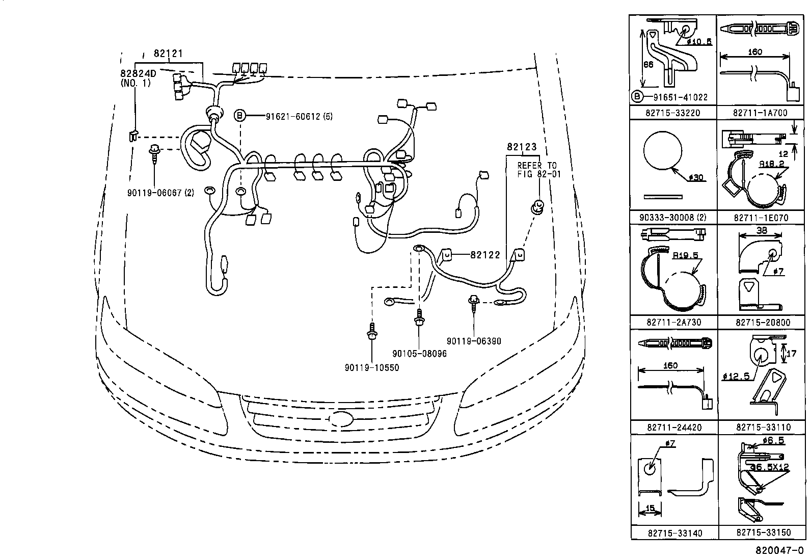  CAMRY JPP |  WIRING CLAMP