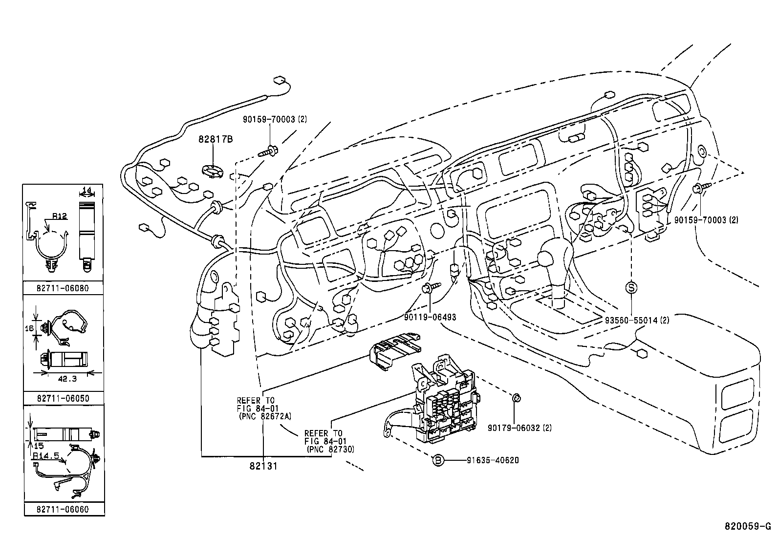  CAMRY NAP |  WIRING CLAMP