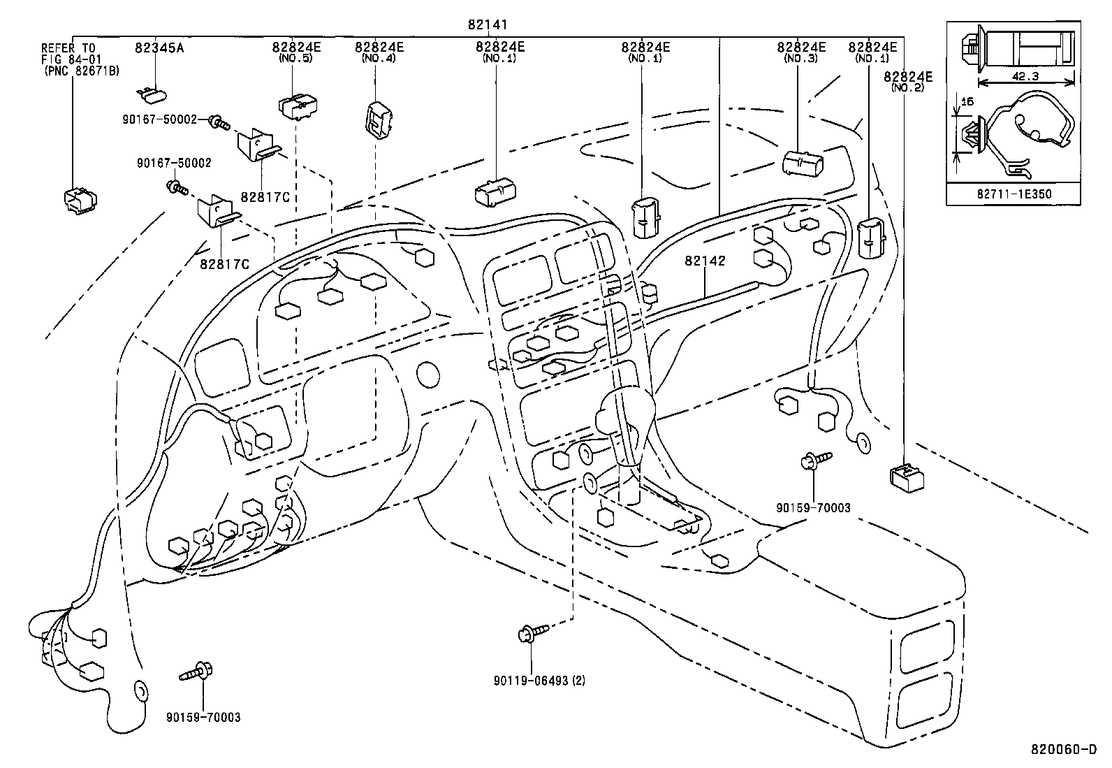  CAMRY NAP |  WIRING CLAMP