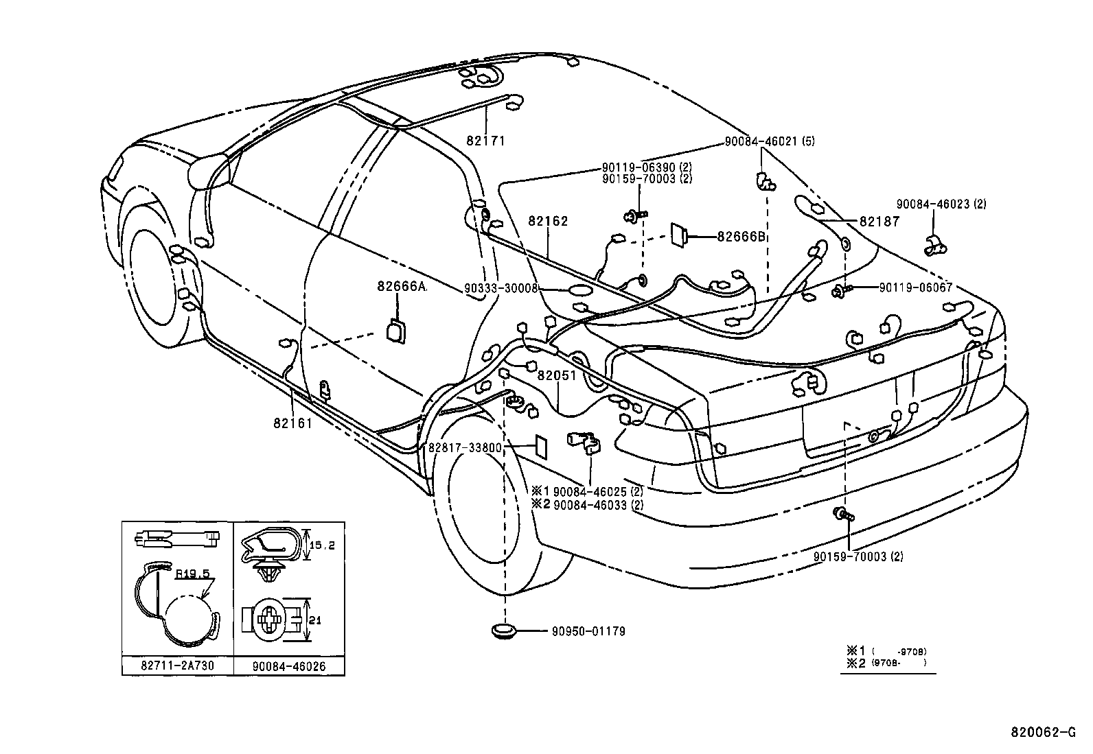  CAMRY NAP |  WIRING CLAMP