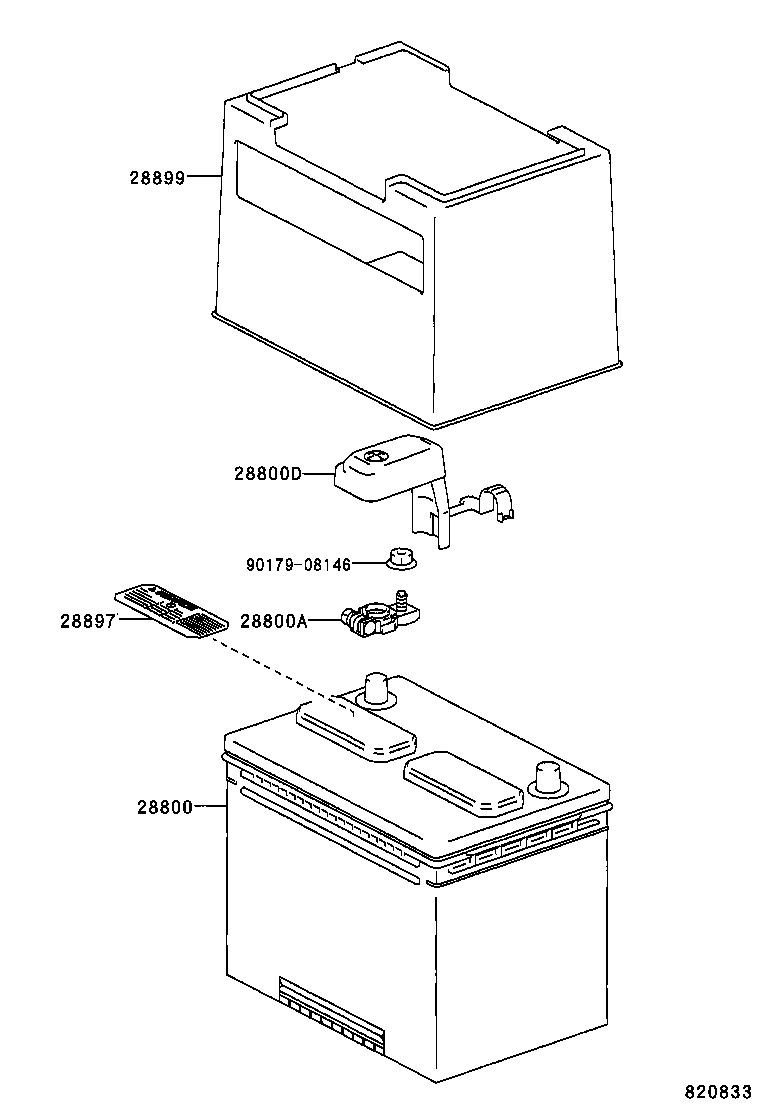  SIENNA |  BATTERY BATTERY CABLE