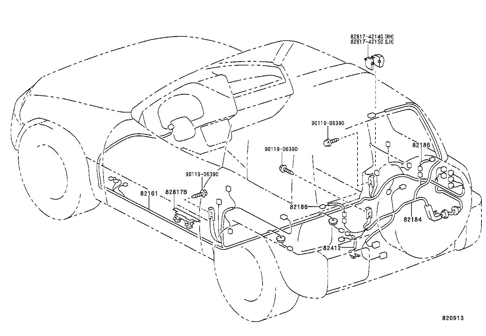  RAV4 |  WIRING CLAMP