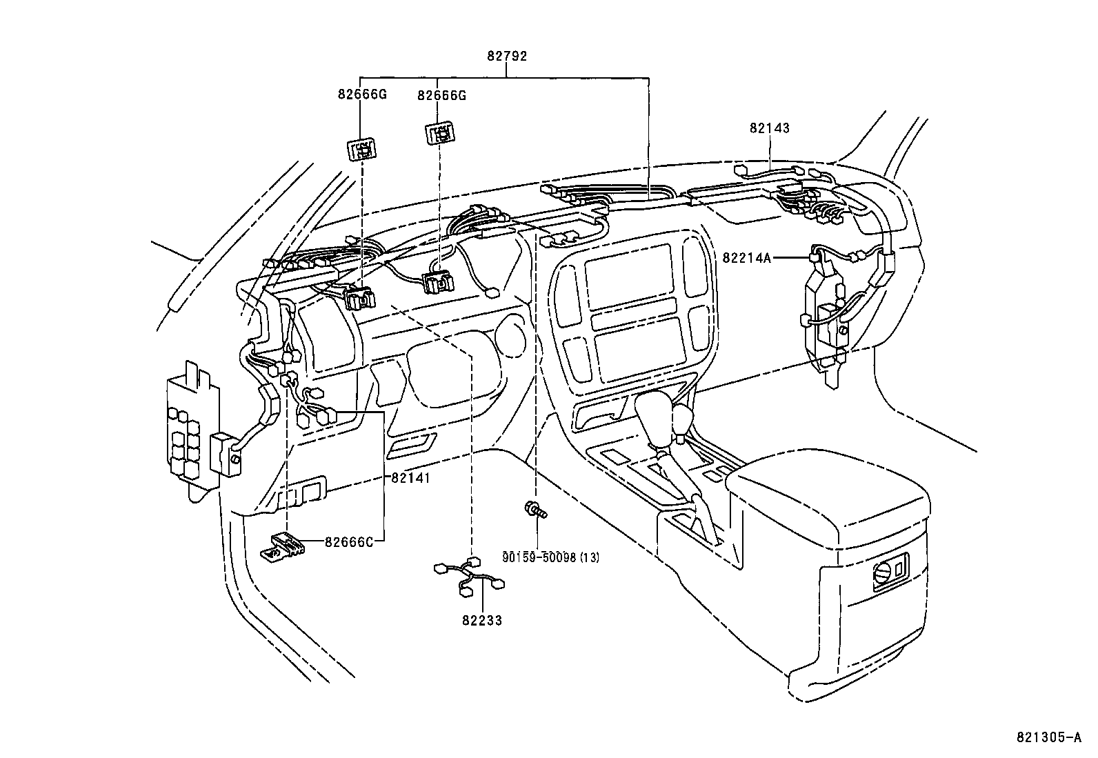  LAND CRUISER 100 |  WIRING CLAMP