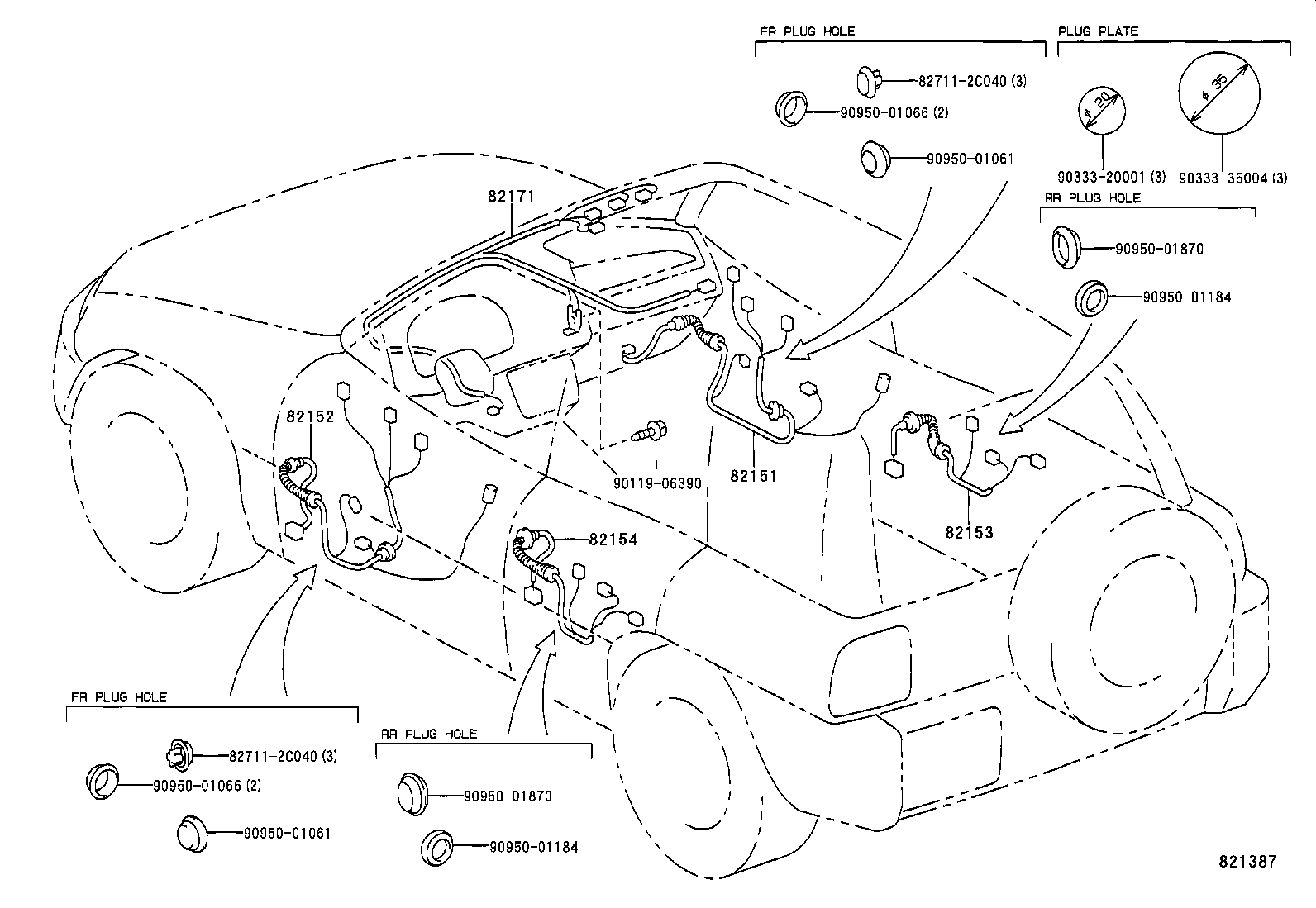  RAV4 |  WIRING CLAMP