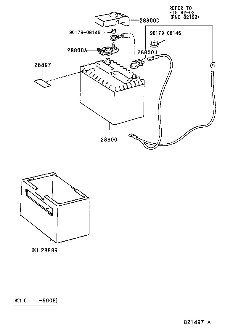  SOLARA |  BATTERY BATTERY CABLE