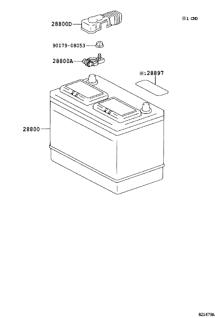  TUNDRA |  BATTERY BATTERY CABLE