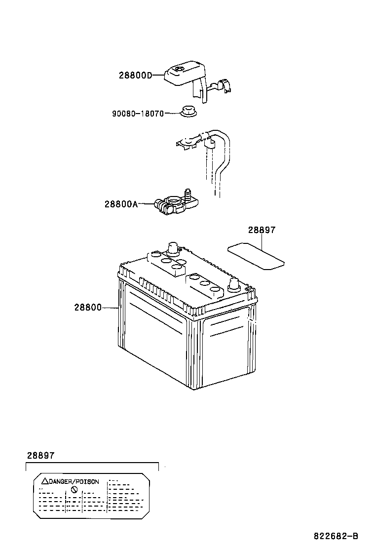  CAMRY NAP |  BATTERY BATTERY CABLE