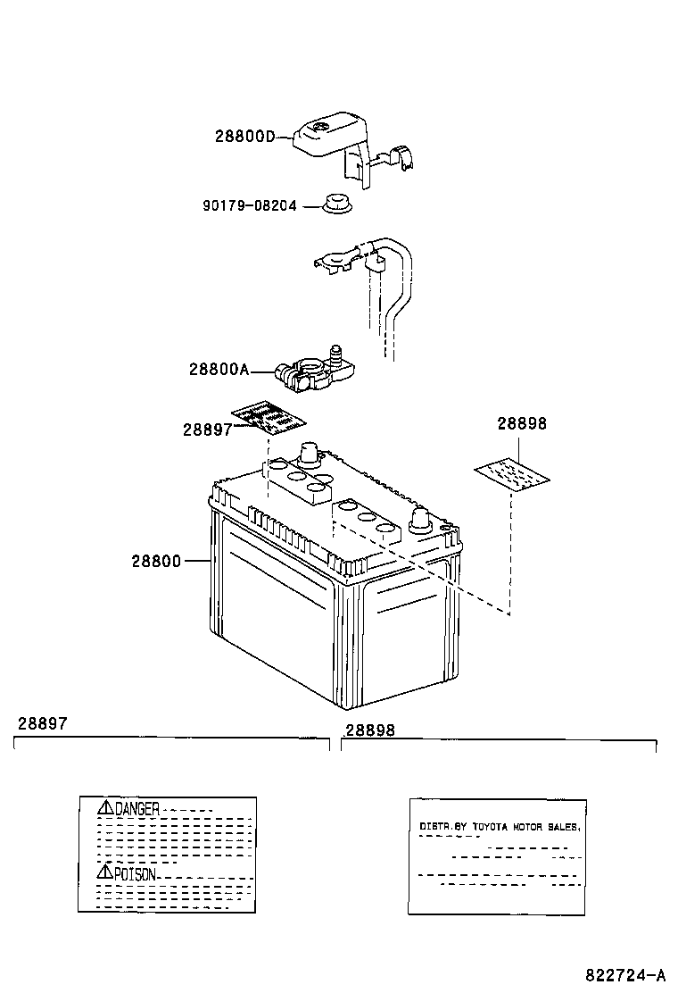  ES300 330 |  BATTERY BATTERY CABLE