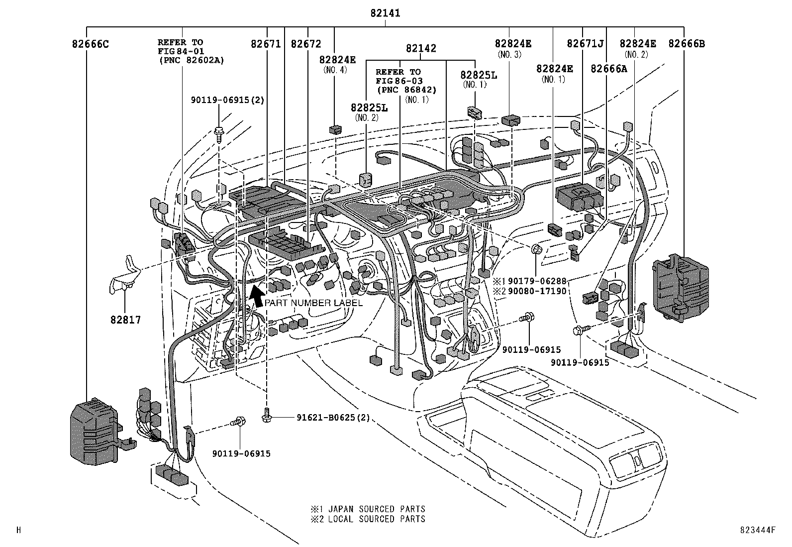  RX330 350 JPP |  WIRING CLAMP