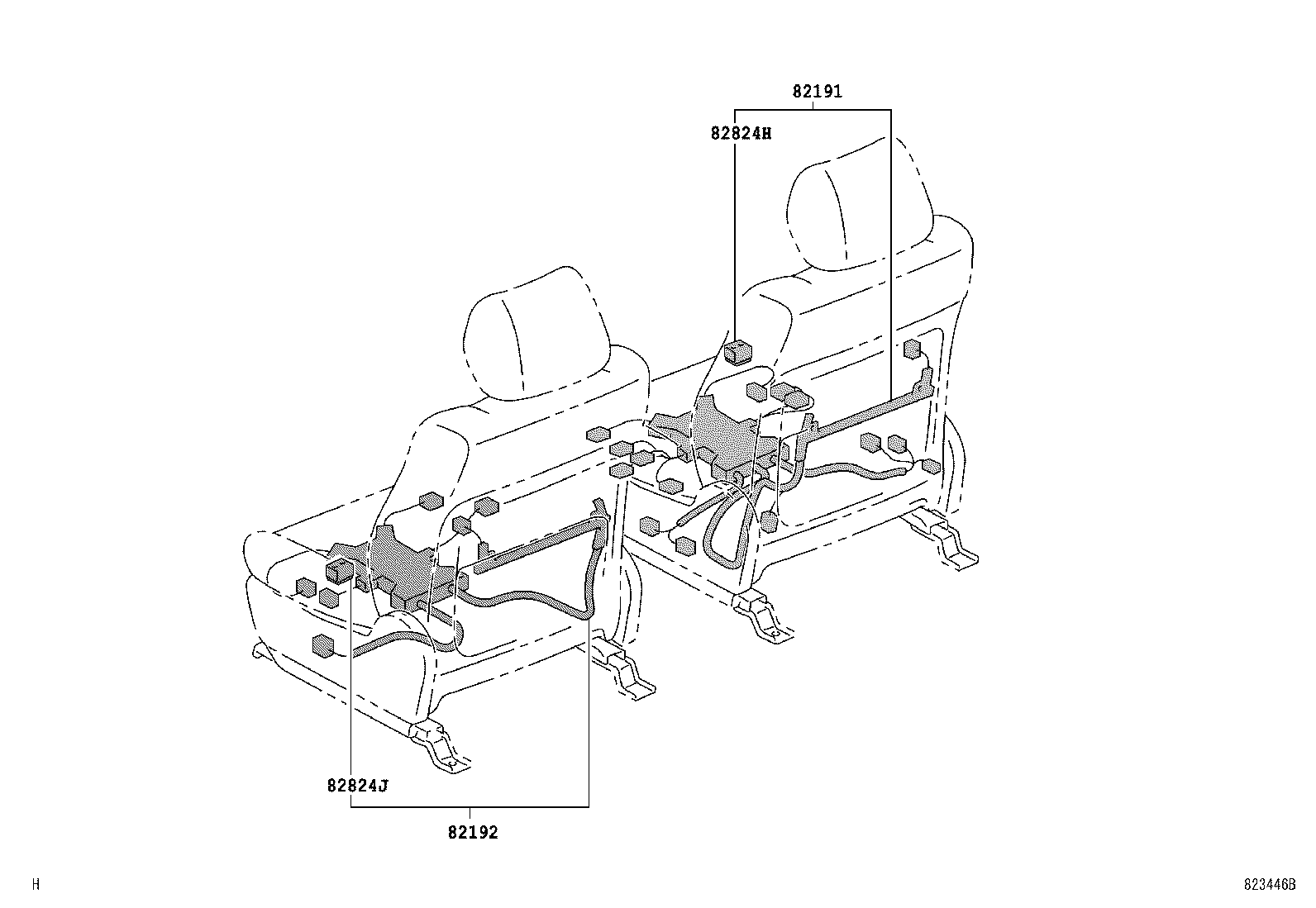  RX330 350 JPP |  WIRING CLAMP