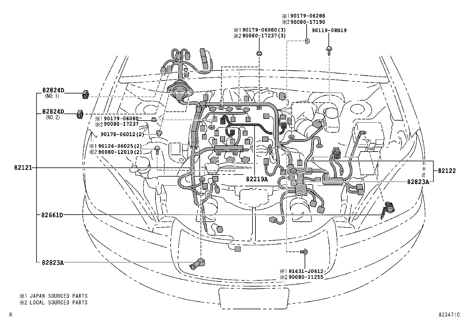  RX330 350 JPP |  WIRING CLAMP