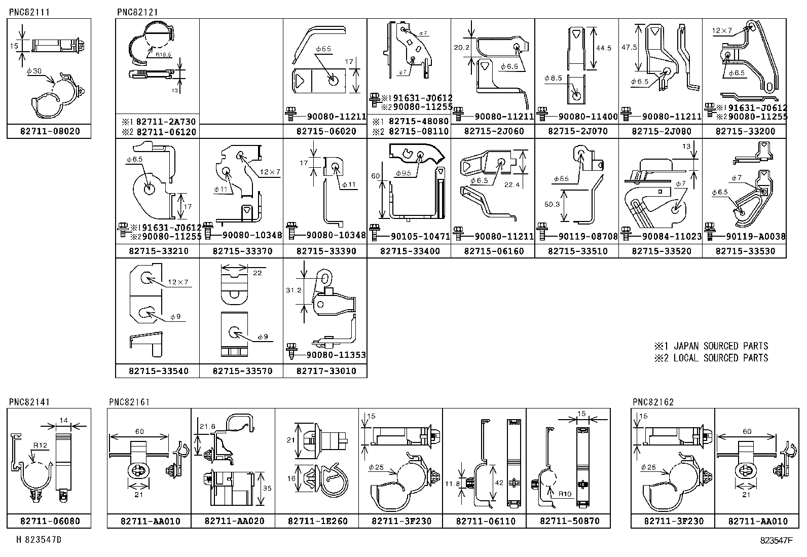  SOLARA |  WIRING CLAMP
