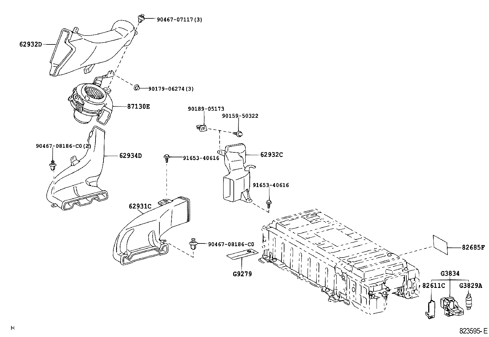  PRIUS |  BATTERY BATTERY CABLE
