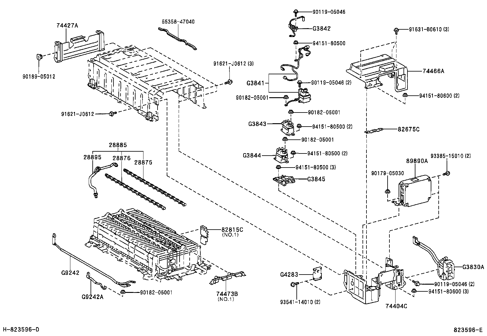  PRIUS |  BATTERY BATTERY CABLE