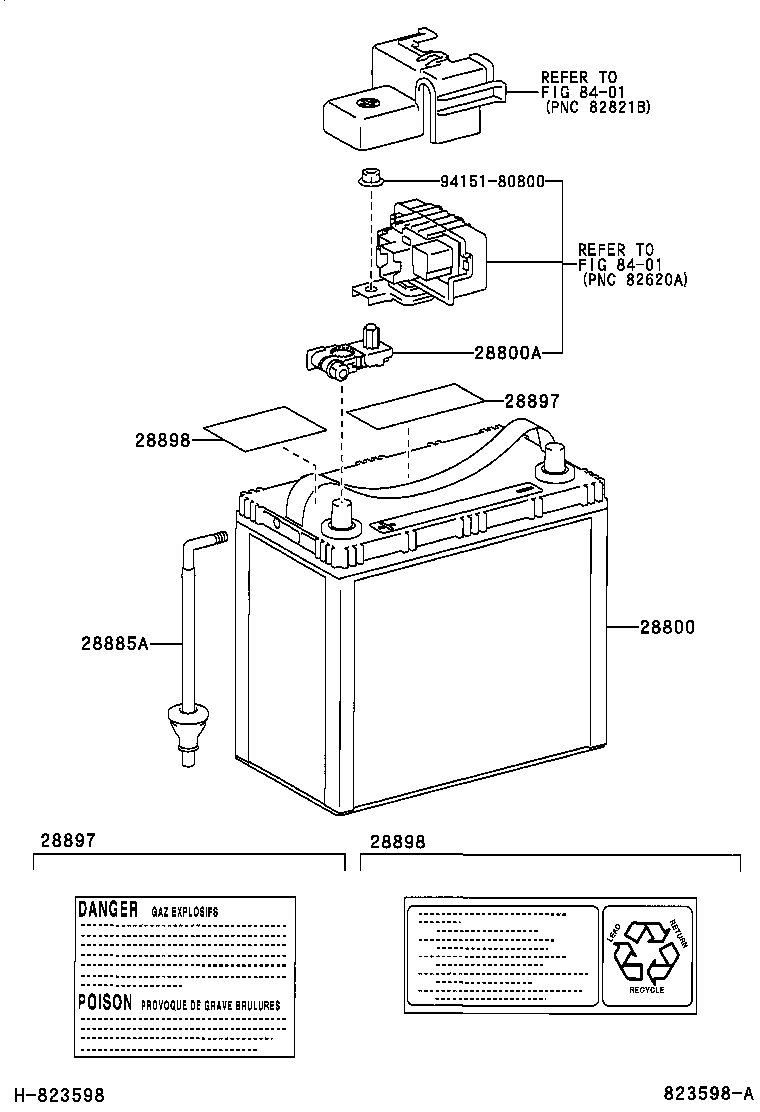  PRIUS |  BATTERY BATTERY CABLE