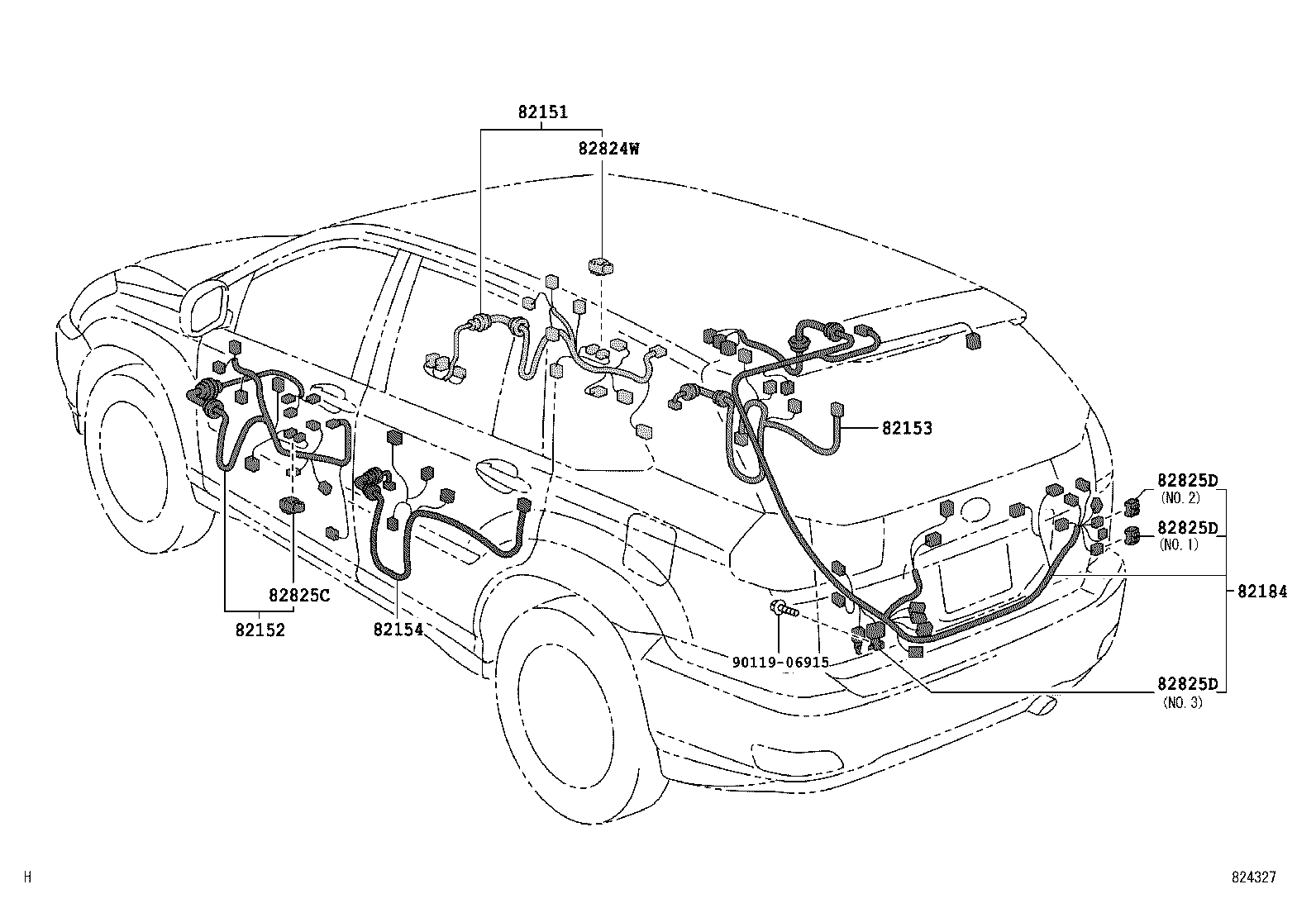  RX400H |  WIRING CLAMP