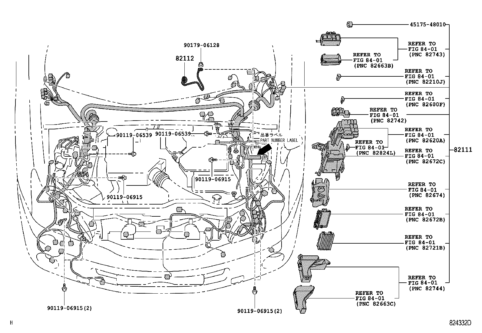  RX400H |  WIRING CLAMP