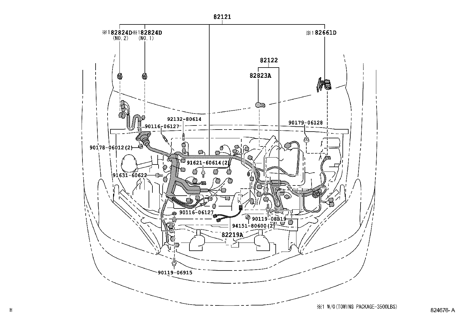  RX330 350 JPP |  WIRING CLAMP