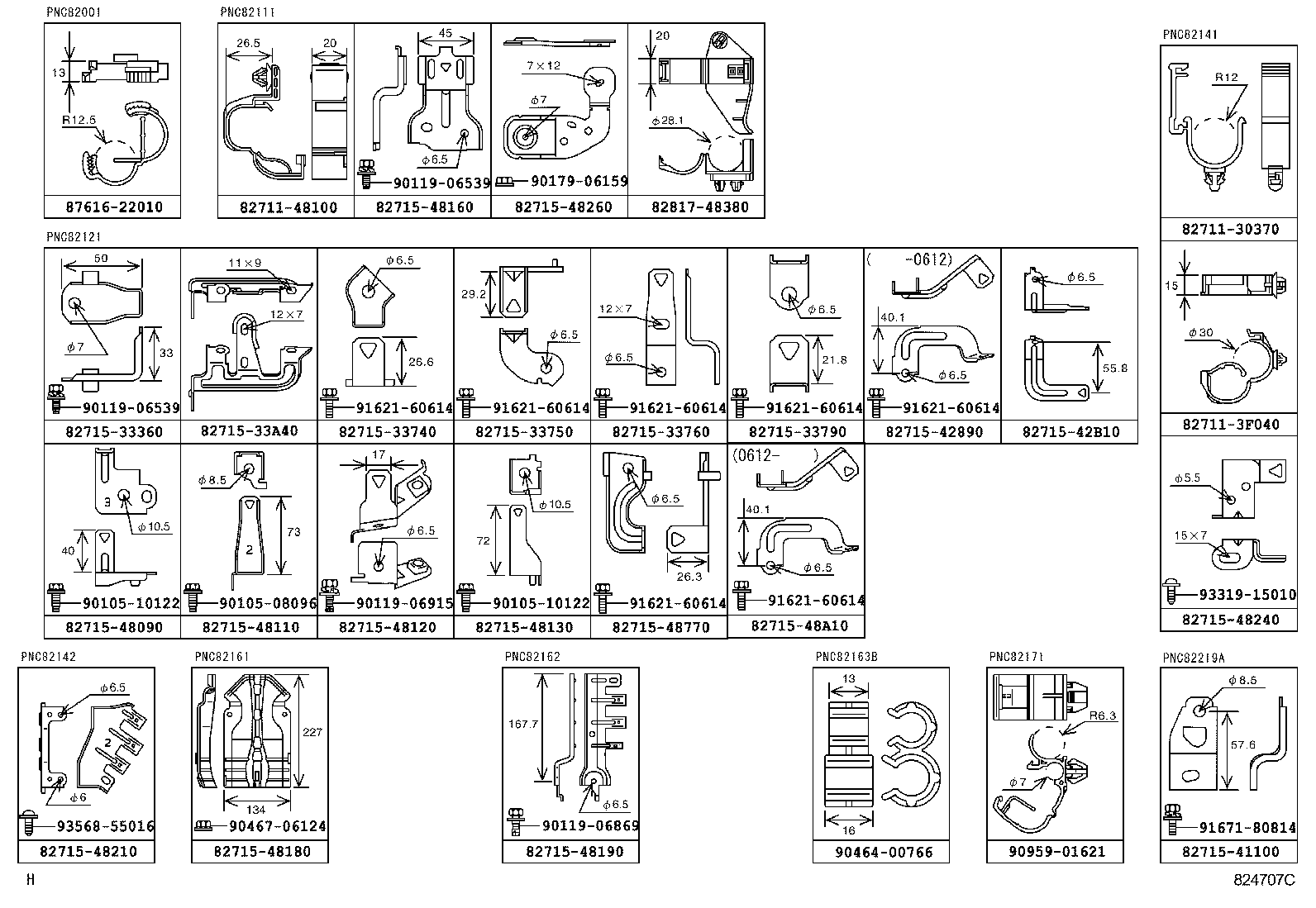  RX330 350 JPP |  WIRING CLAMP