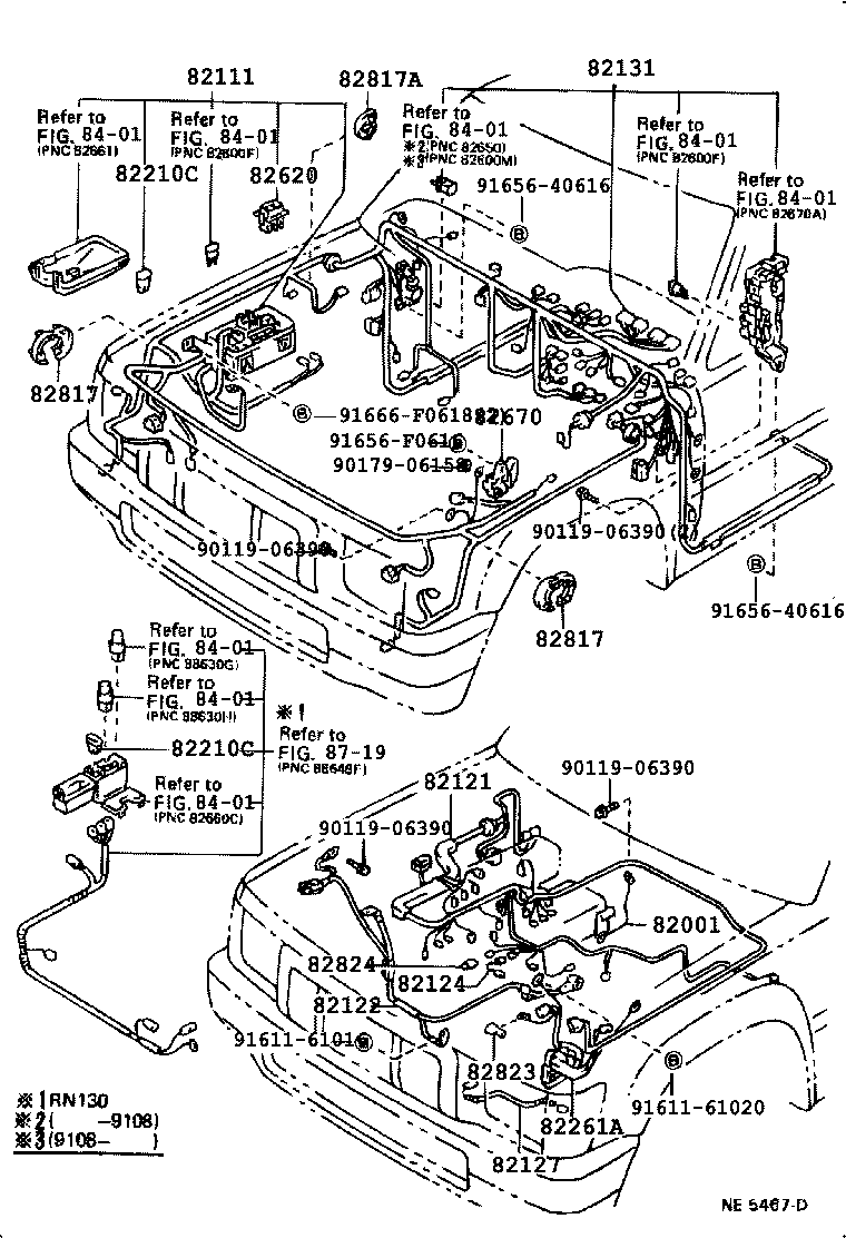  4 RUNNER TRUCK |  WIRING CLAMP
