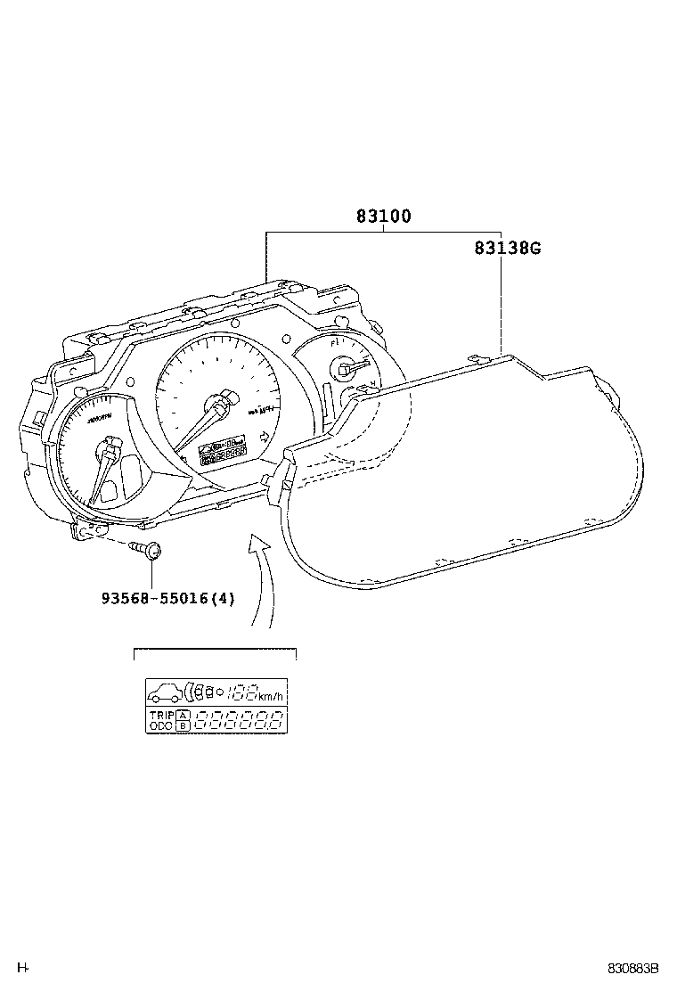  RX330 350 JPP |  METER