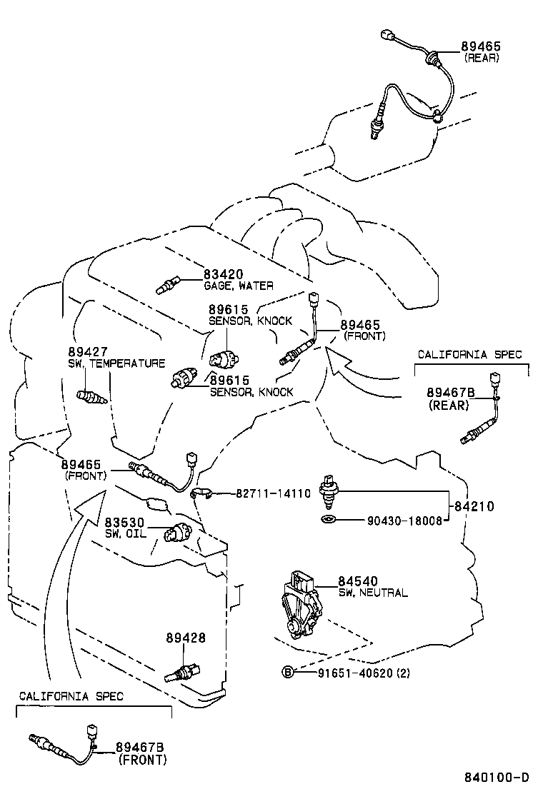  CAMRY NAP |  SWITCH RELAY COMPUTER