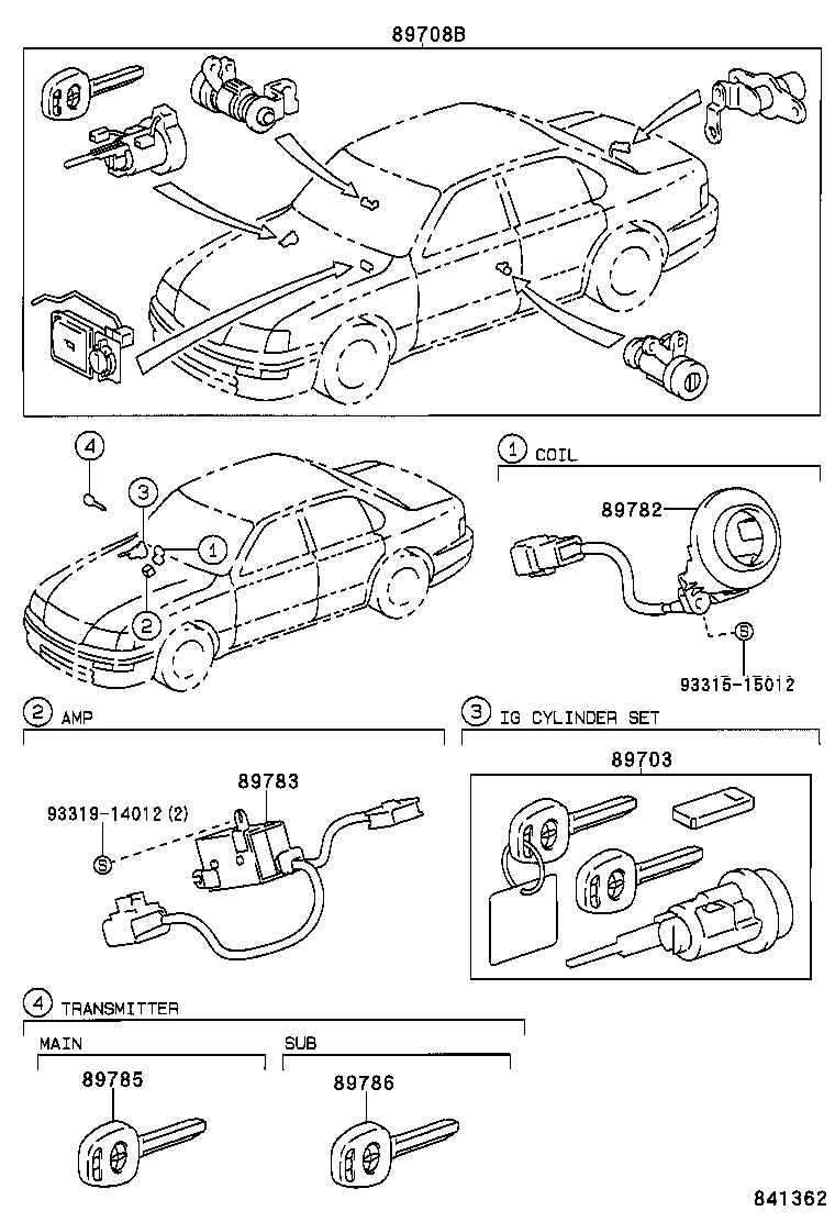  AVALON |  ANTI THEFT DEVICE