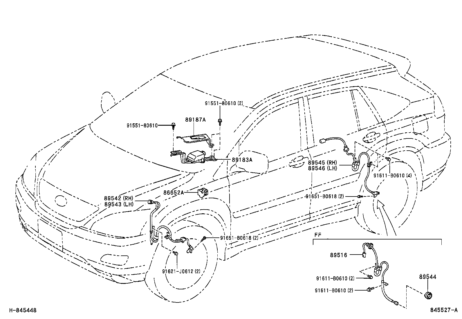  RX330 350 JPP |  ABS VSC