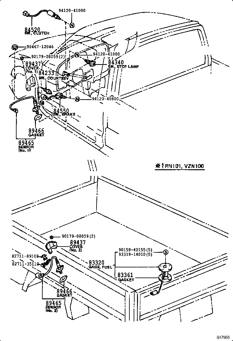  4 RUNNER TRUCK |  SWITCH RELAY COMPUTER