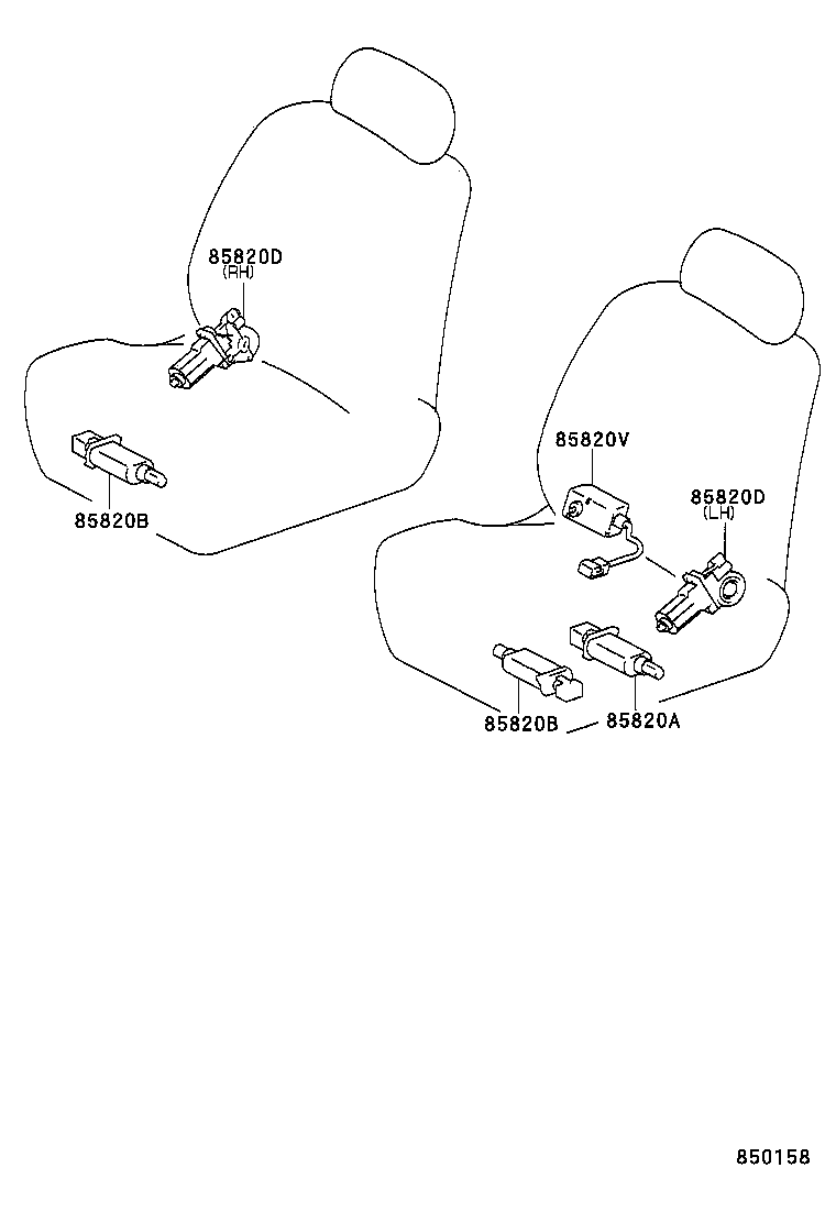  4RUNNER |  SEAT MOTOR SEAT HEATER