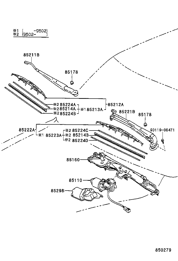  LS400 |  WINDSHIELD WIPER